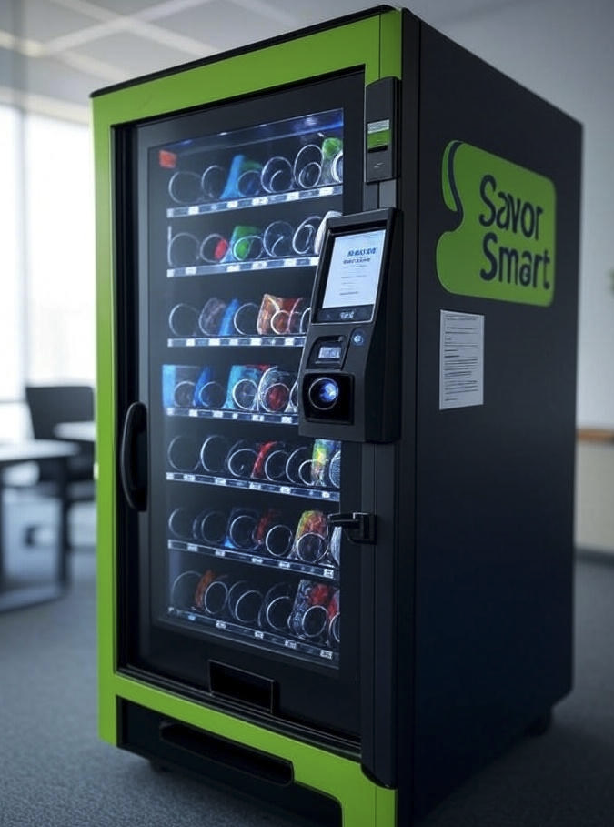 AI Powered Vending Machine in an office